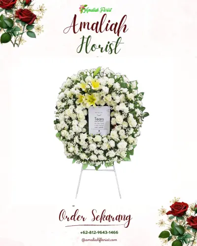 Krans Bunga Duka Cita di Penglatan