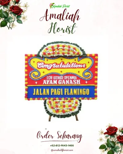 Bunga Papan Congratulation di Penglatan